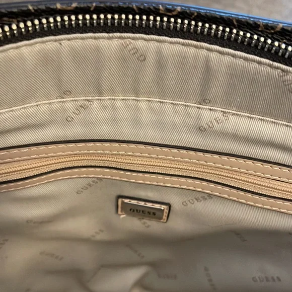 Guess Brown and Tan Women's Tote Bag - Picture 6 of 8